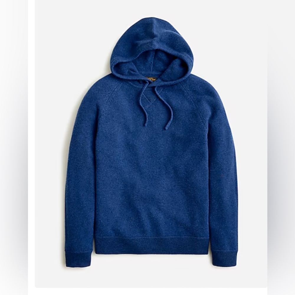 J. Crew Men's Navy Blue Hoodie Sweater